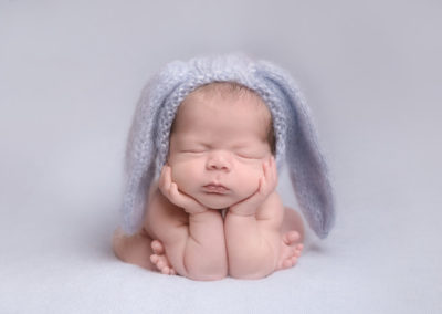 baby boy during a newborn shoot